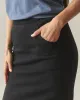 Women's Midweight Fleece Skirt - Black sold by American Giant