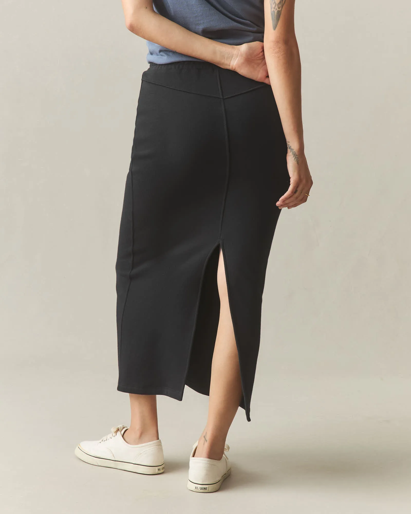 Women's Midweight Fleece Skirt - Black sold by American Giant product image thumbnail 4