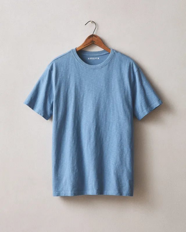 Men's Premium Slub Crew Tee - Quiet Harbor sold by American Giant