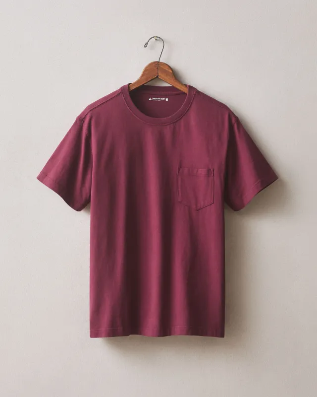 Men's Pocket Tee - Zinfandel sold by American Giant