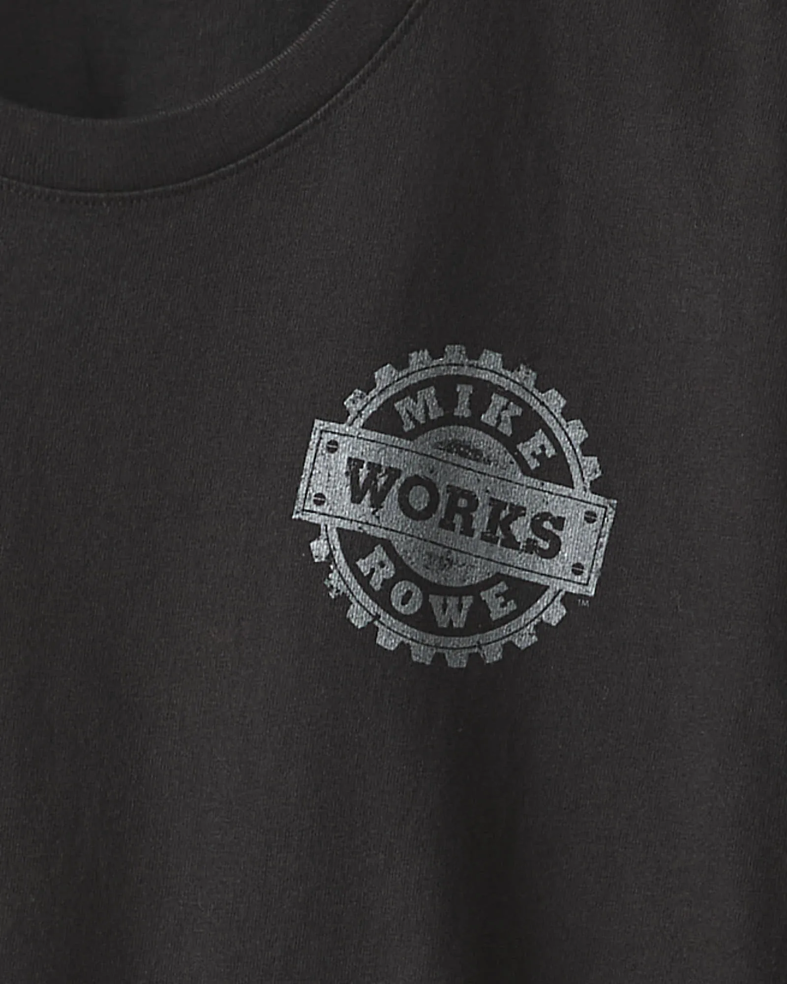 Men's Vintage Crew Tee Mike Rowe - Black sold by American Giant product image thumbnail 2