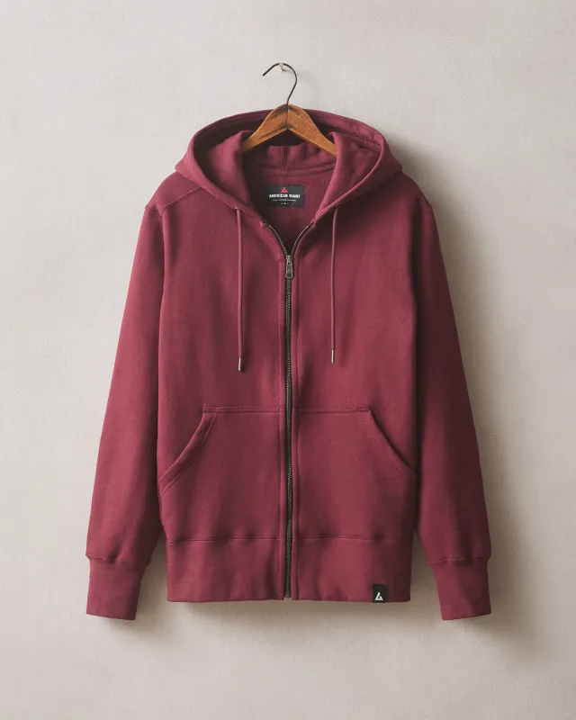 Men's Classic Full Zip - Zinfandel sold by American Giant
