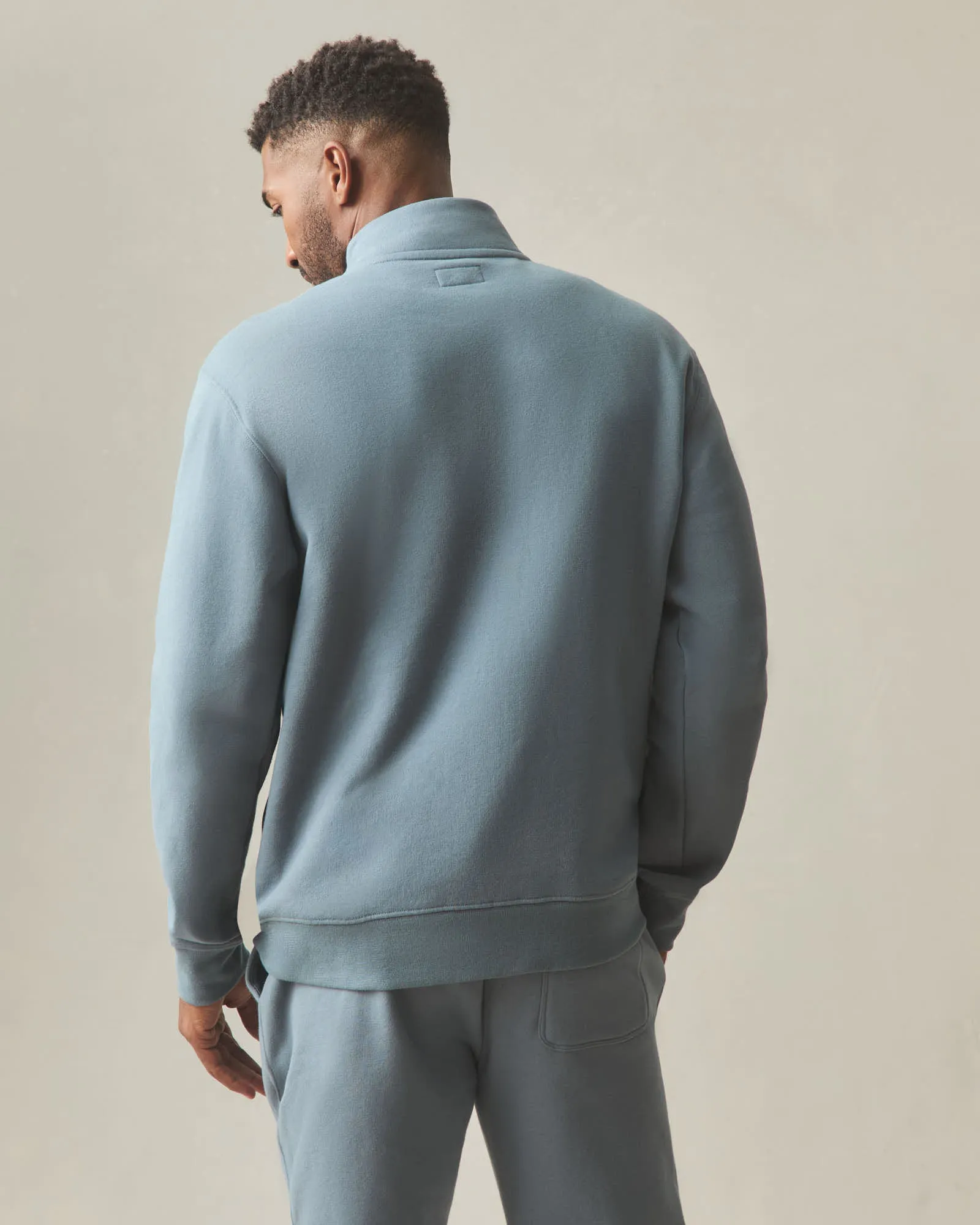 Men's Midweight Half Zip - Stormy Weather sold by American Giant product image thumbnail 4