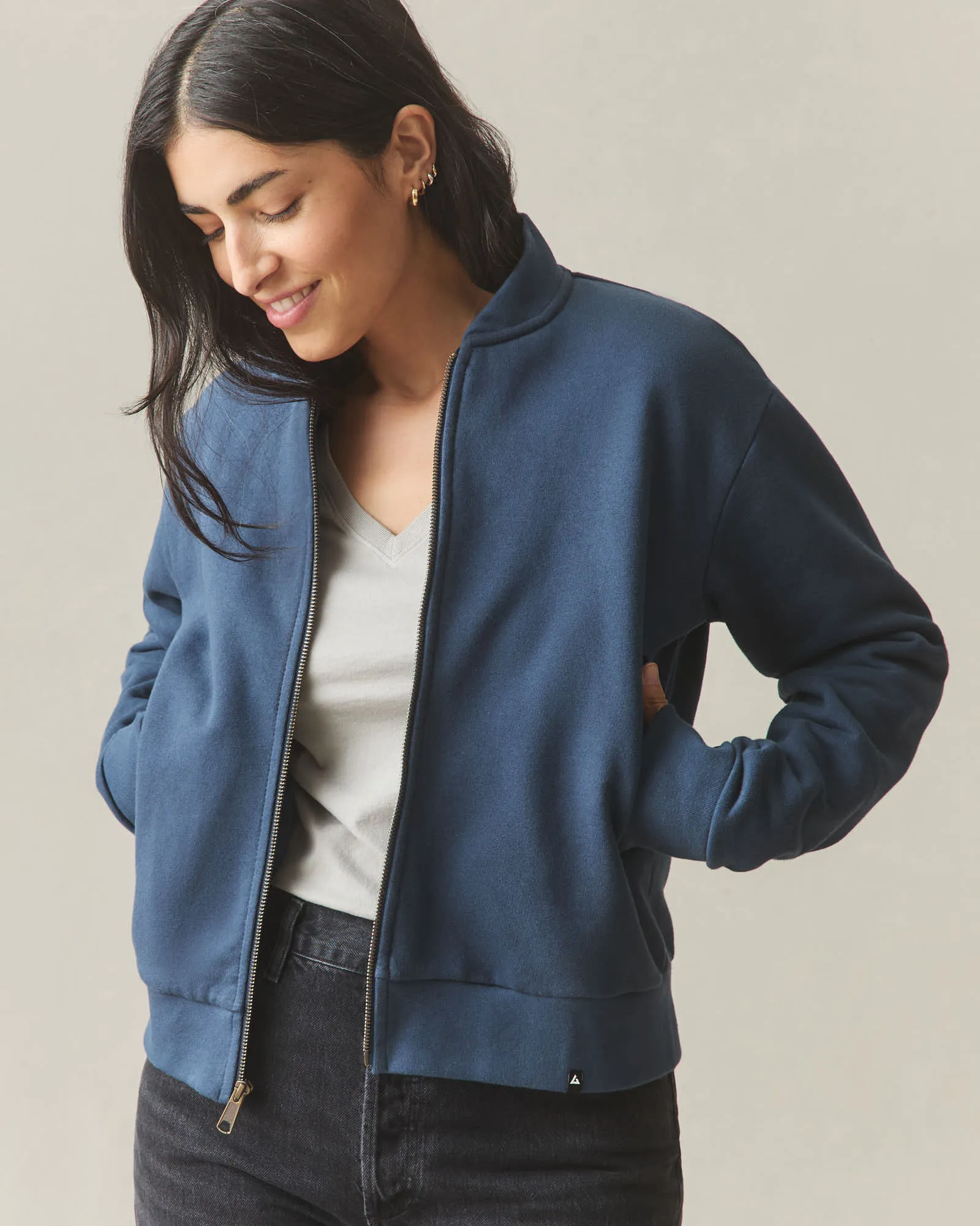 Women's Fleece Bomber Jacket - Spellbound sold by American Giant product image thumbnail 3
