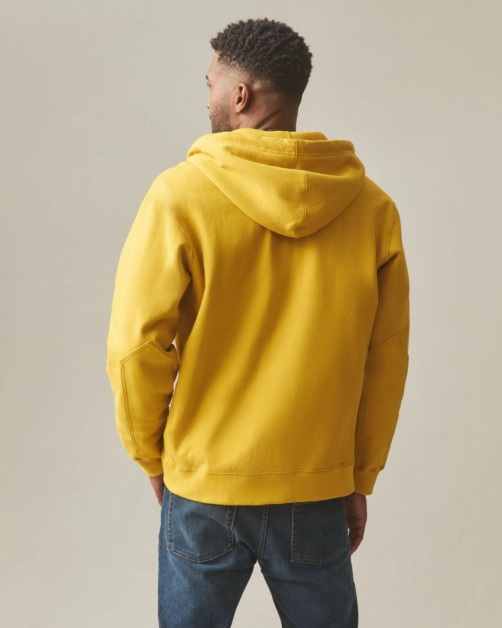 Men's Relaxed Classic Full Zip - Nugget Gold sold by American Giant product image thumbnail 4