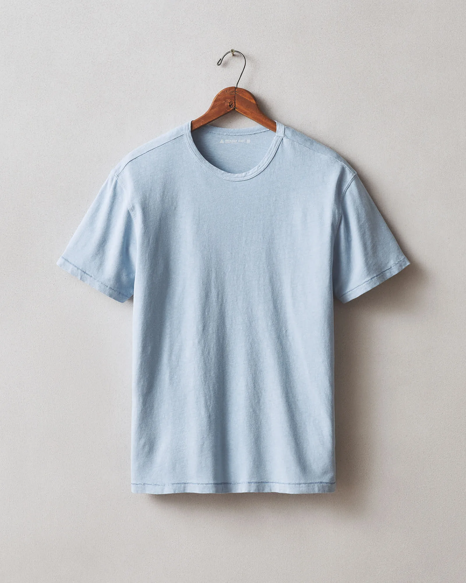 Men's Hemp Jersey Crew Tee - Powder Blue sold by American Giant product image thumbnail 5