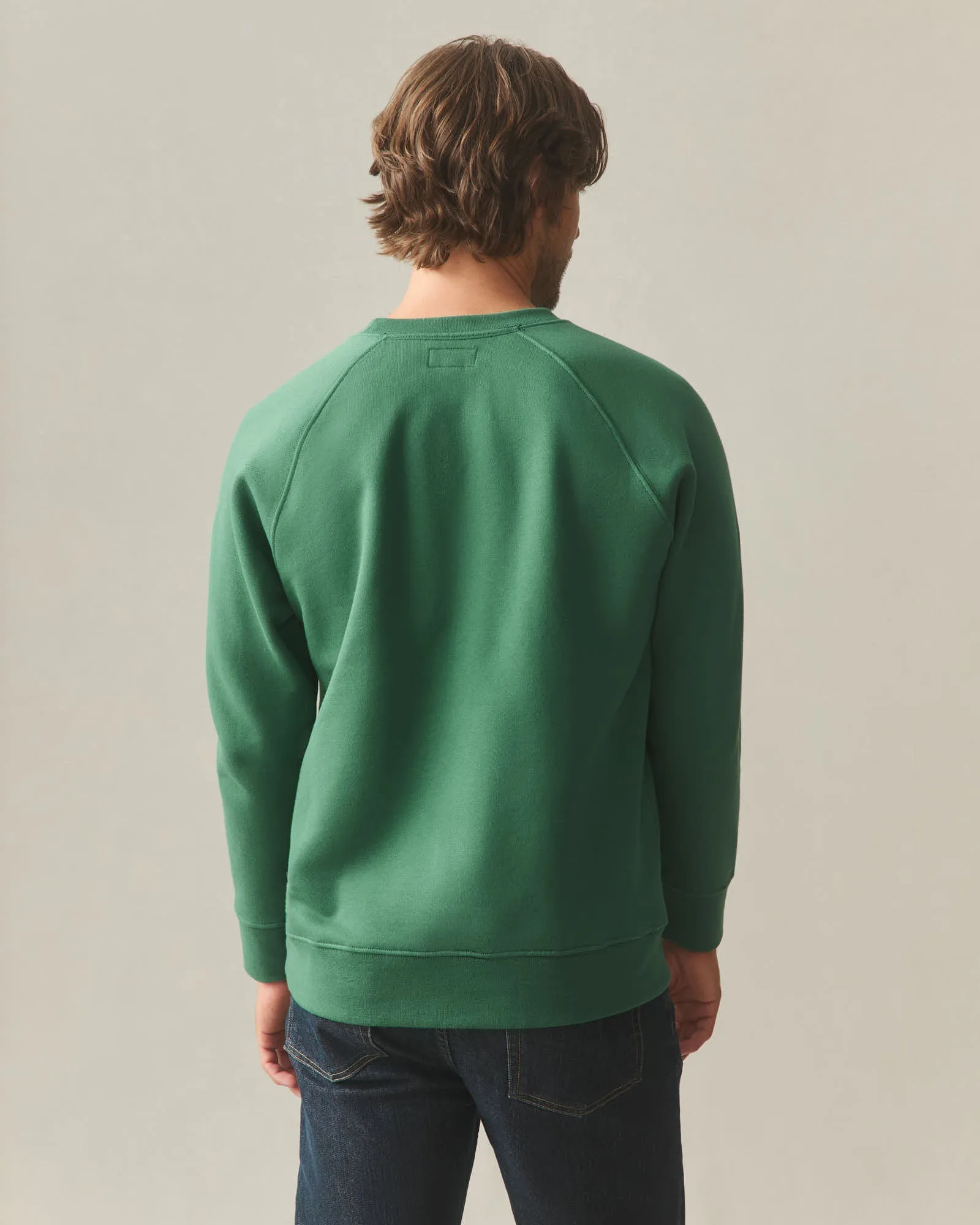 Men's Midweight Crewneck - Hunter Green sold by American Giant product image thumbnail 3
