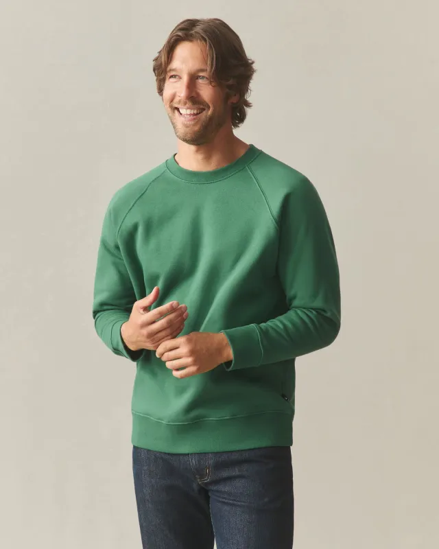 Men's Midweight Crewneck - Hunter Green sold by American Giant