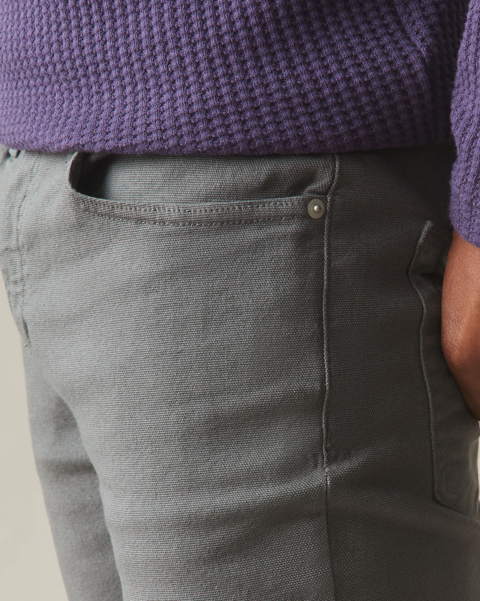 Men's Roughneck Pant Straight - Thunderstorm sold by American Giant product image thumbnail 5