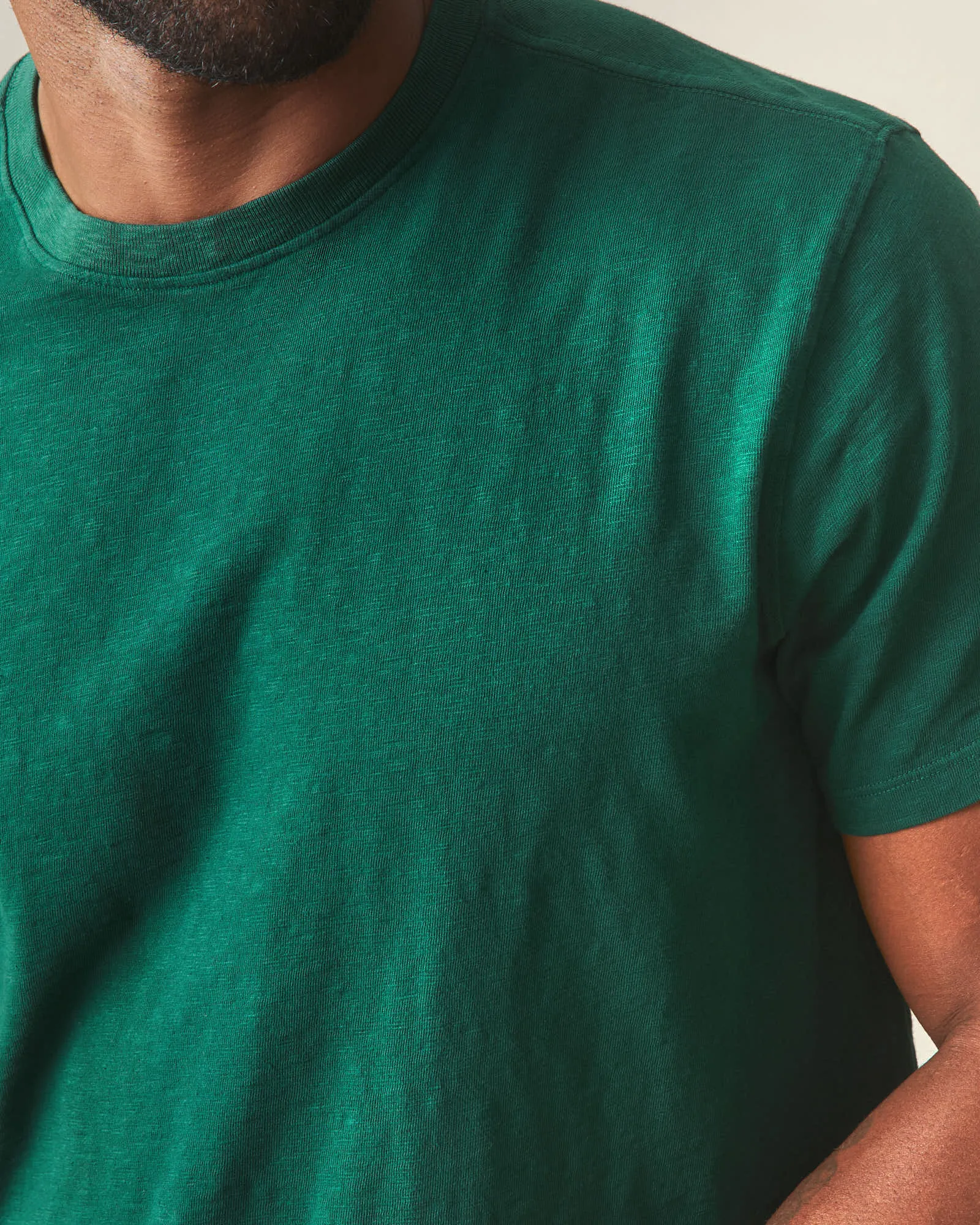 Men's Premium Slub Crew Tee - Botanical Garden sold by American Giant product image thumbnail 3