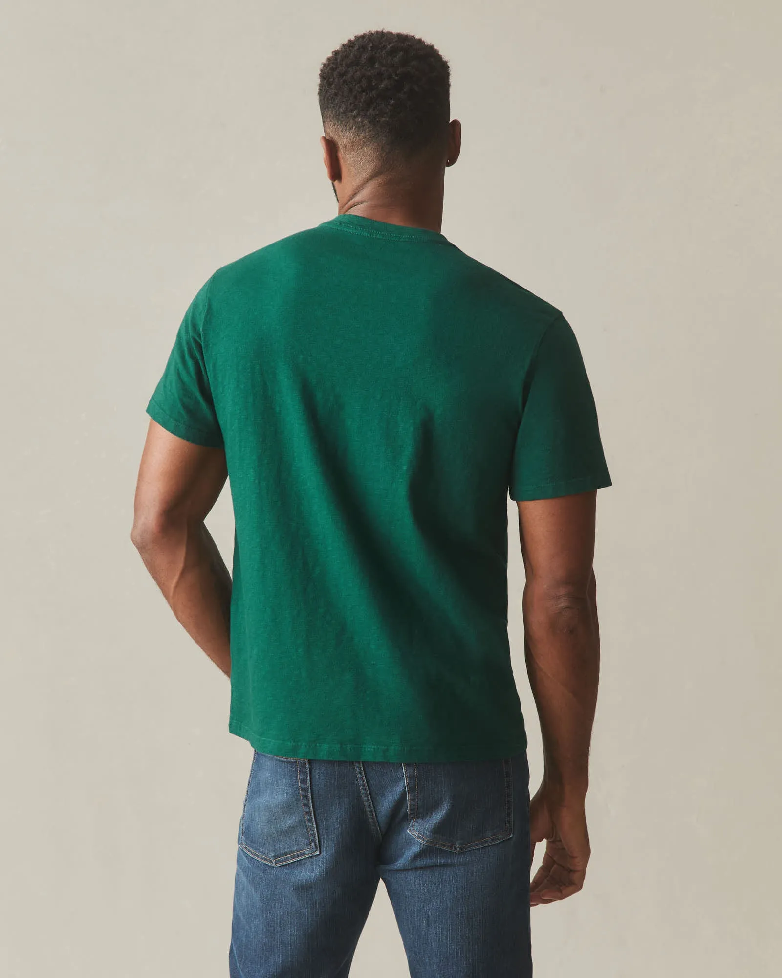 Men's Premium Slub Crew Tee - Botanical Garden sold by American Giant product image thumbnail 2