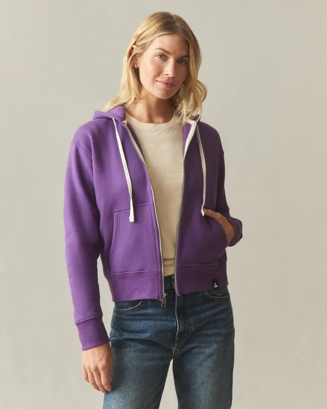 Women's Midweight Full Zip - Majesty sold by American Giant