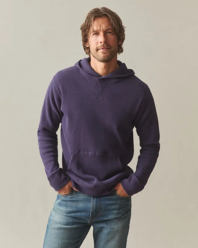 Men's Summit Waffle Pullover - Purple Velvet sold by American Giant