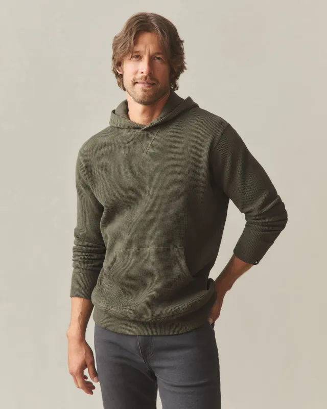 Men's Summit Waffle Pullover - Loden sold by American Giant