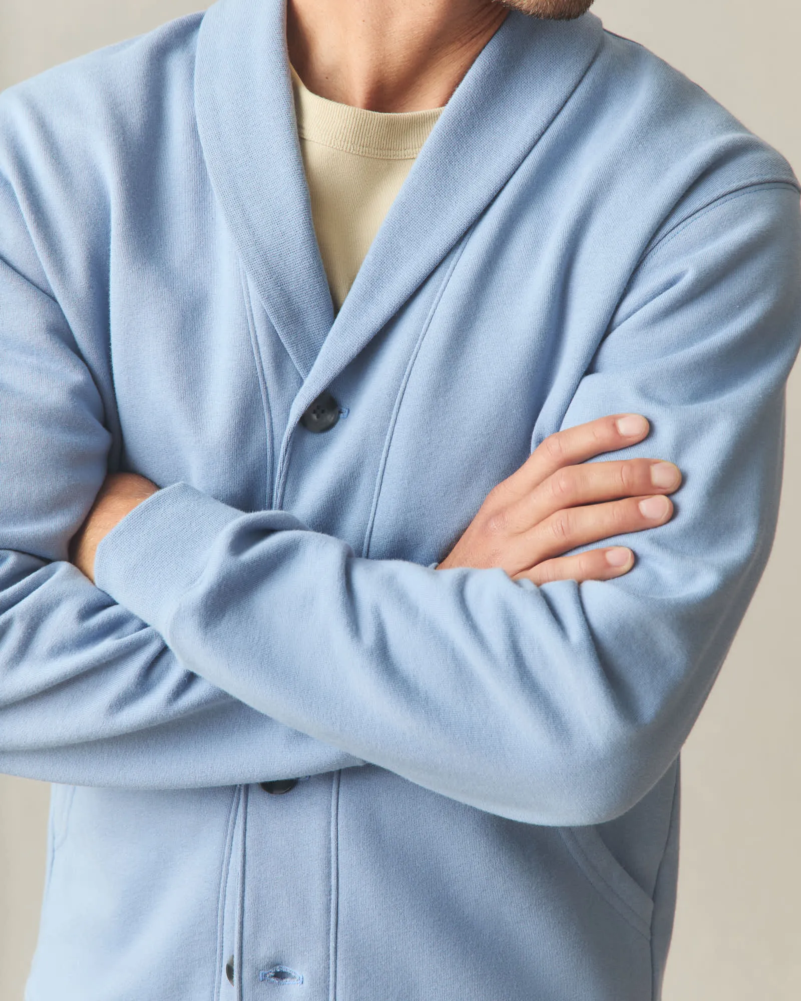 Men's Shawl Collar Cardigan - Infinity sold by American Giant product image thumbnail 5