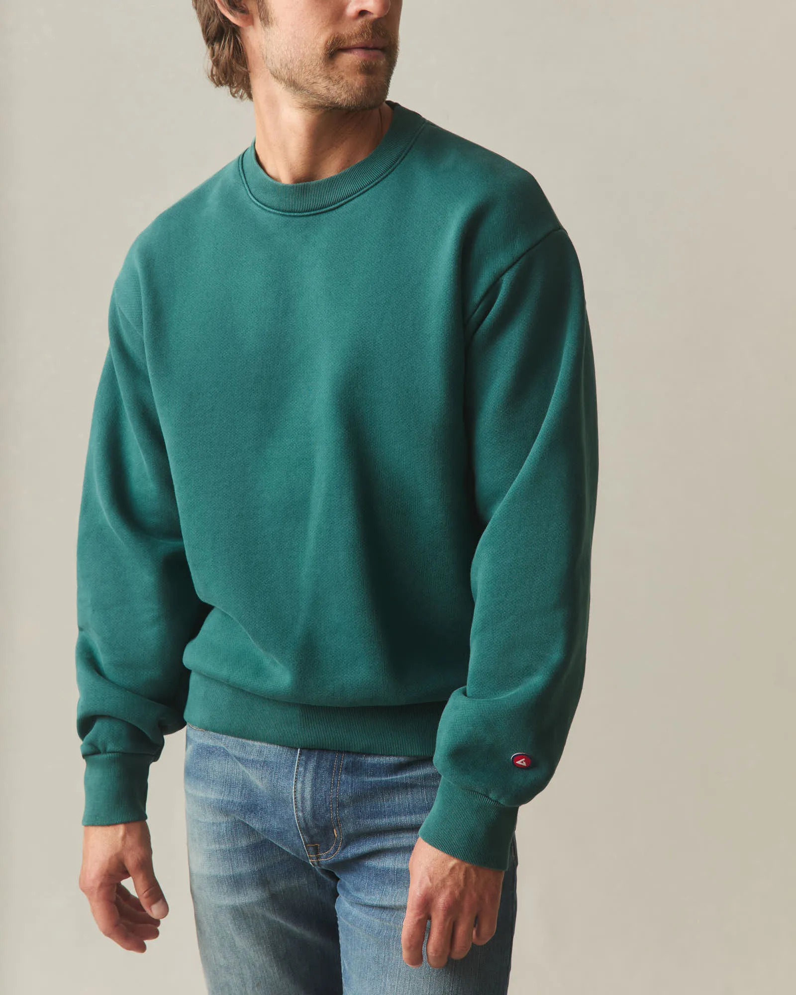 Unisex American Vintage Crew Sweatshirt - Washed Botanical Garden sold by American Giant product image thumbnail 4