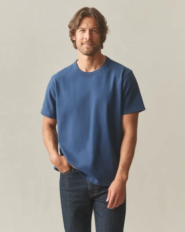 Men's Everest Tee - Dark Denim sold by American Giant