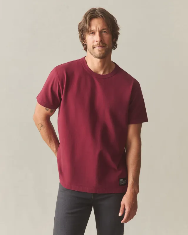 Men's Everest Tee - Bonfire Red sold by American Giant
