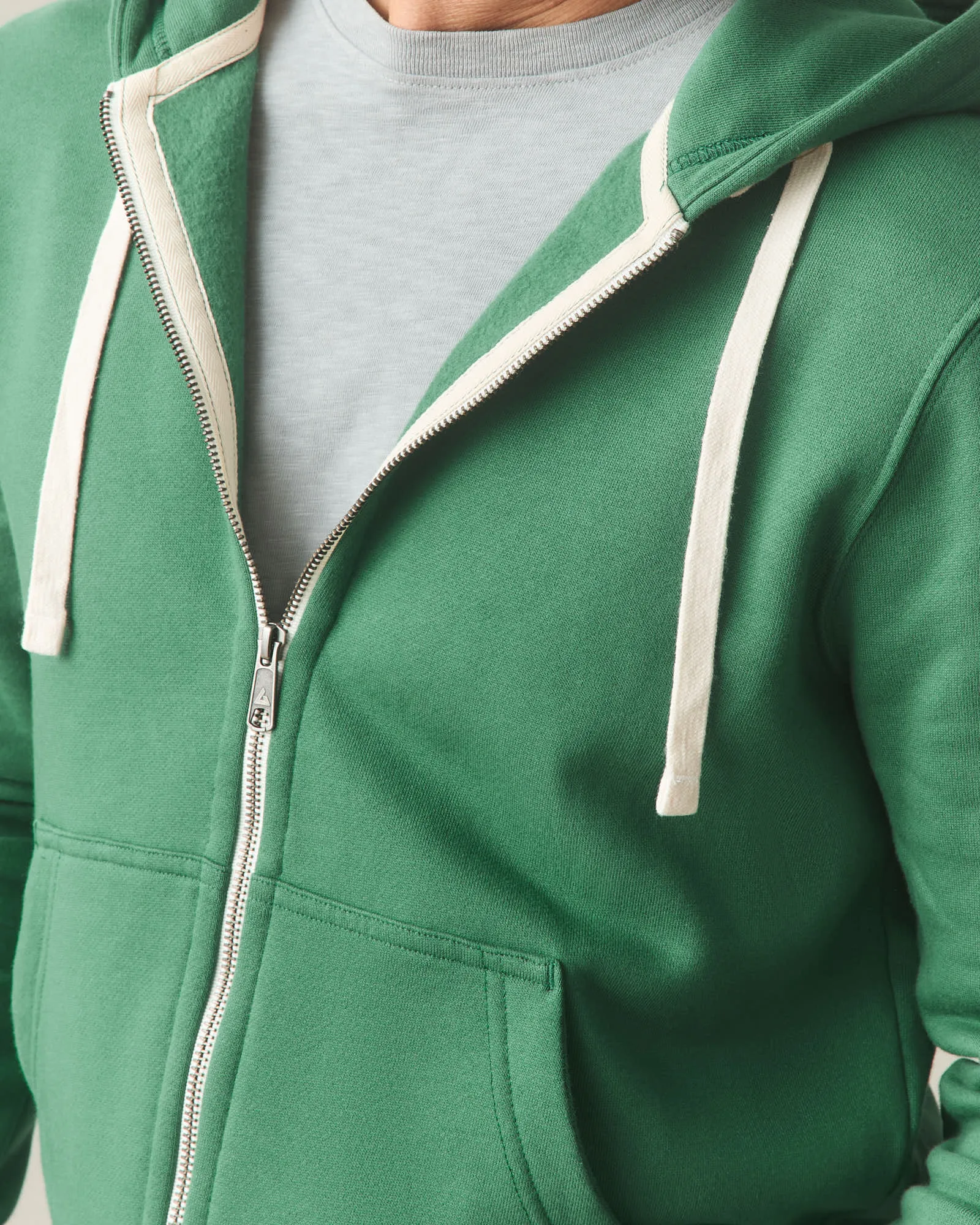 Men's Midweight Full Zip - Hunter Green sold by American Giant product image thumbnail 4