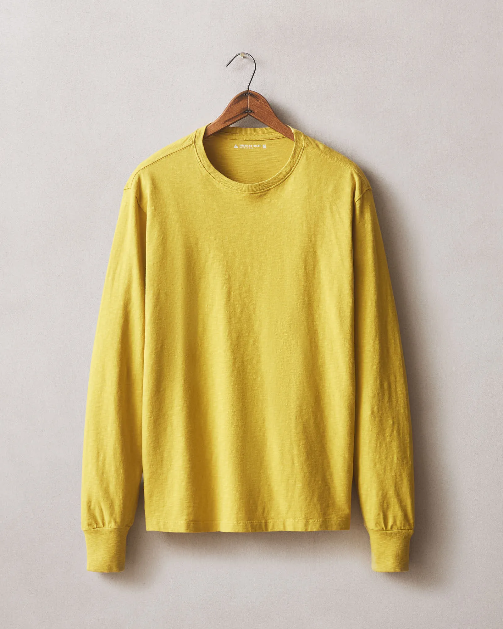 Men's Premium Slub Crew Tee Long Sleeve - Arrowwood sold by American Giant