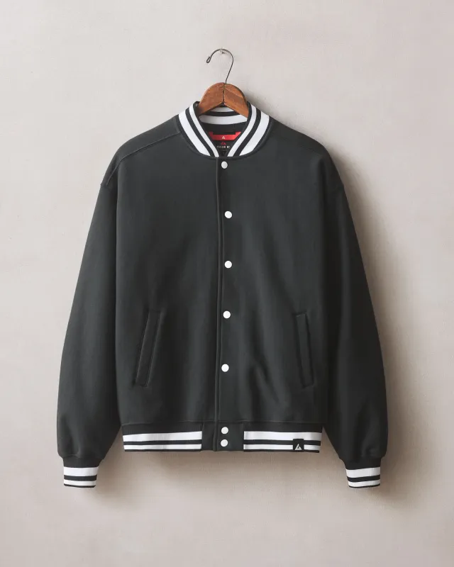 Unisex Lettermen Jacket - Black sold by American Giant