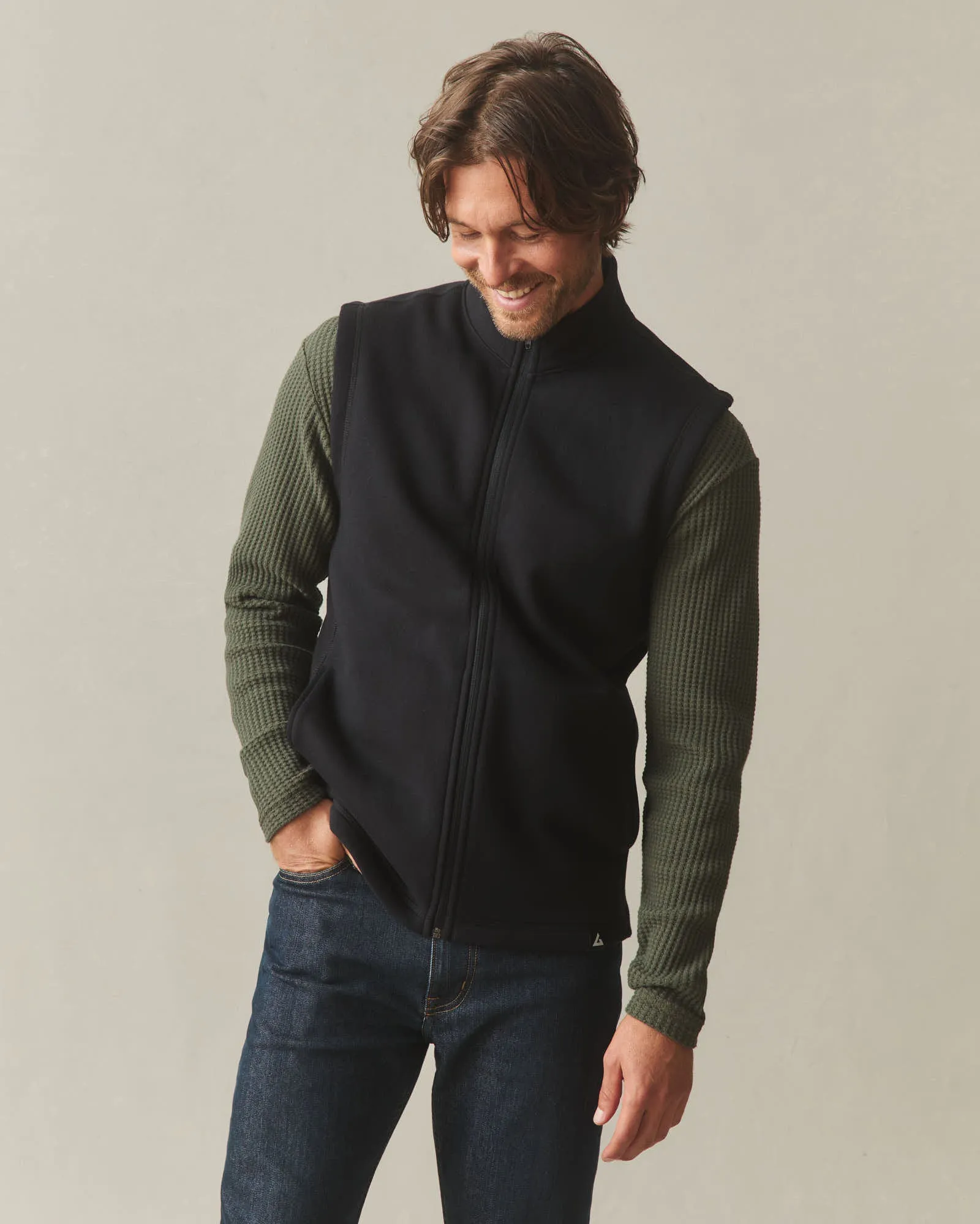 Men's Midweight Vest - Black sold by American Giant product image thumbnail 2