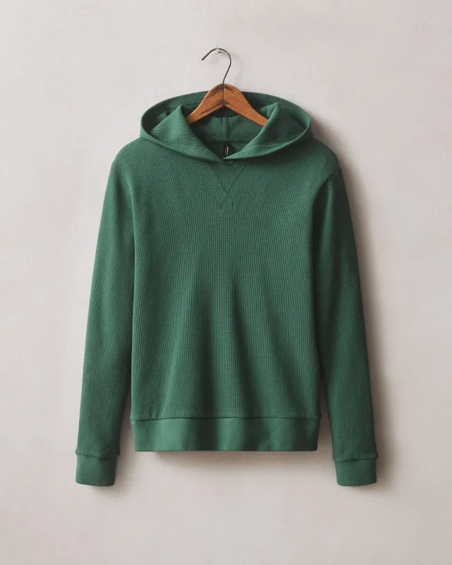 Women's Thermal Pullover - Hunter Green sold by American Giant