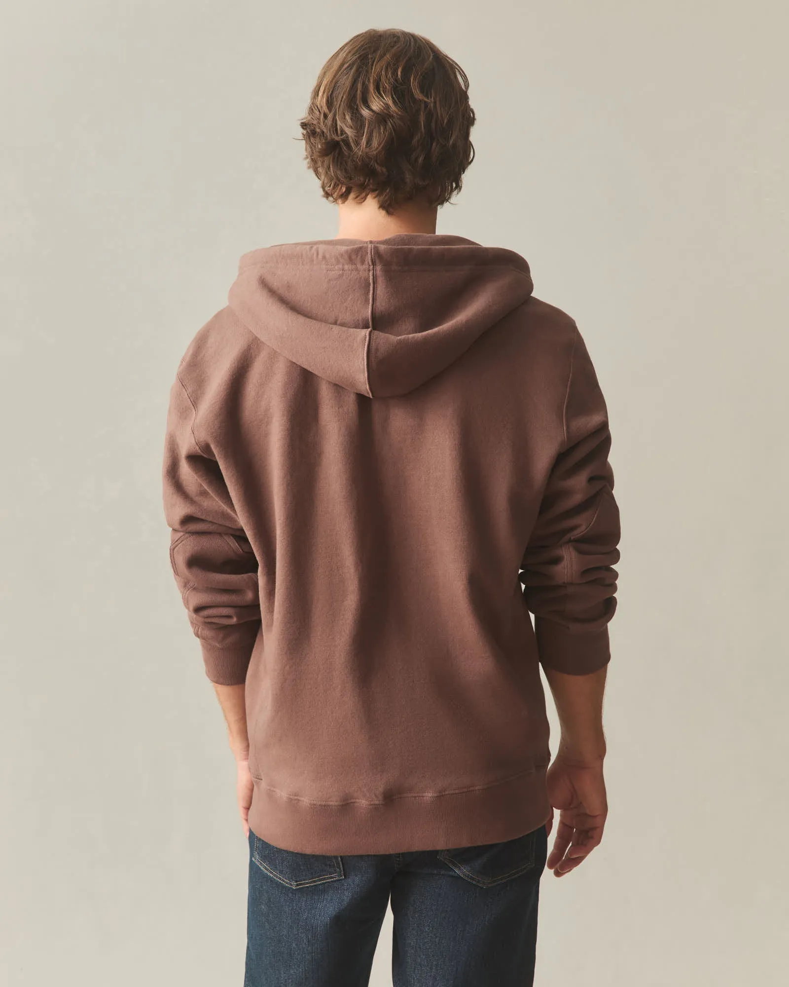 Men's Relaxed Classic Full Zip - Soft Silt sold by American Giant product image thumbnail 5