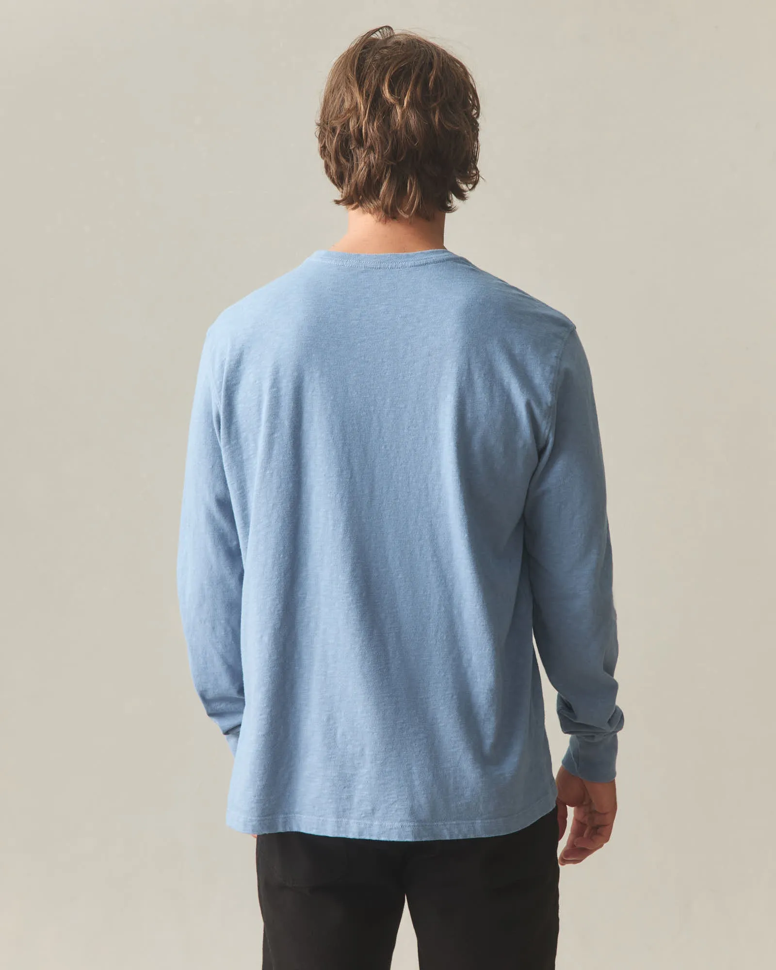Men's Premium Slub Crew Tee Long Sleeve - Infinity sold by American Giant product image thumbnail 4