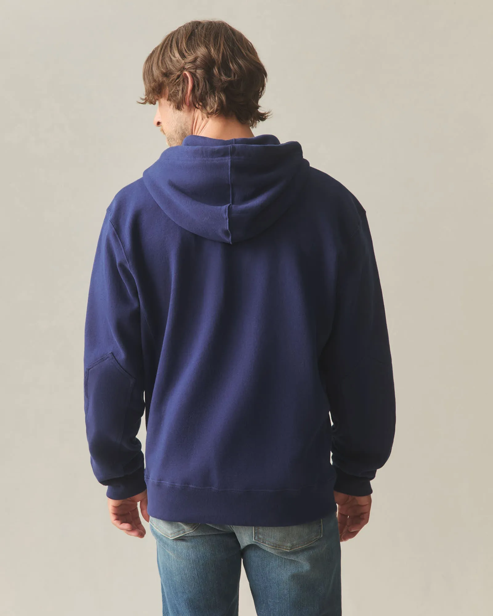 Men's Relaxed Classic Full Zip - Blueprint sold by American Giant product image thumbnail 4