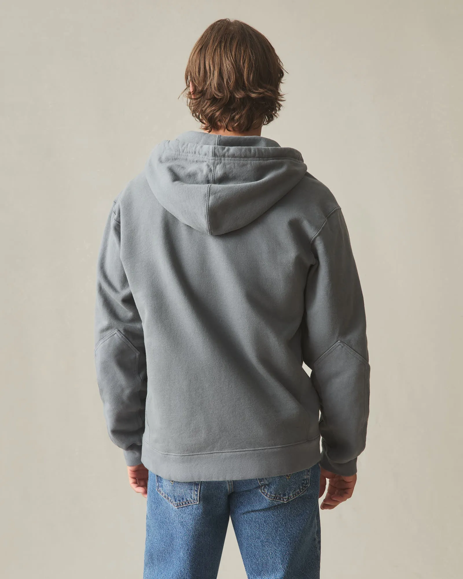 Men's Relaxed Classic Full Zip - Lava Smoke sold by American Giant product image thumbnail 5