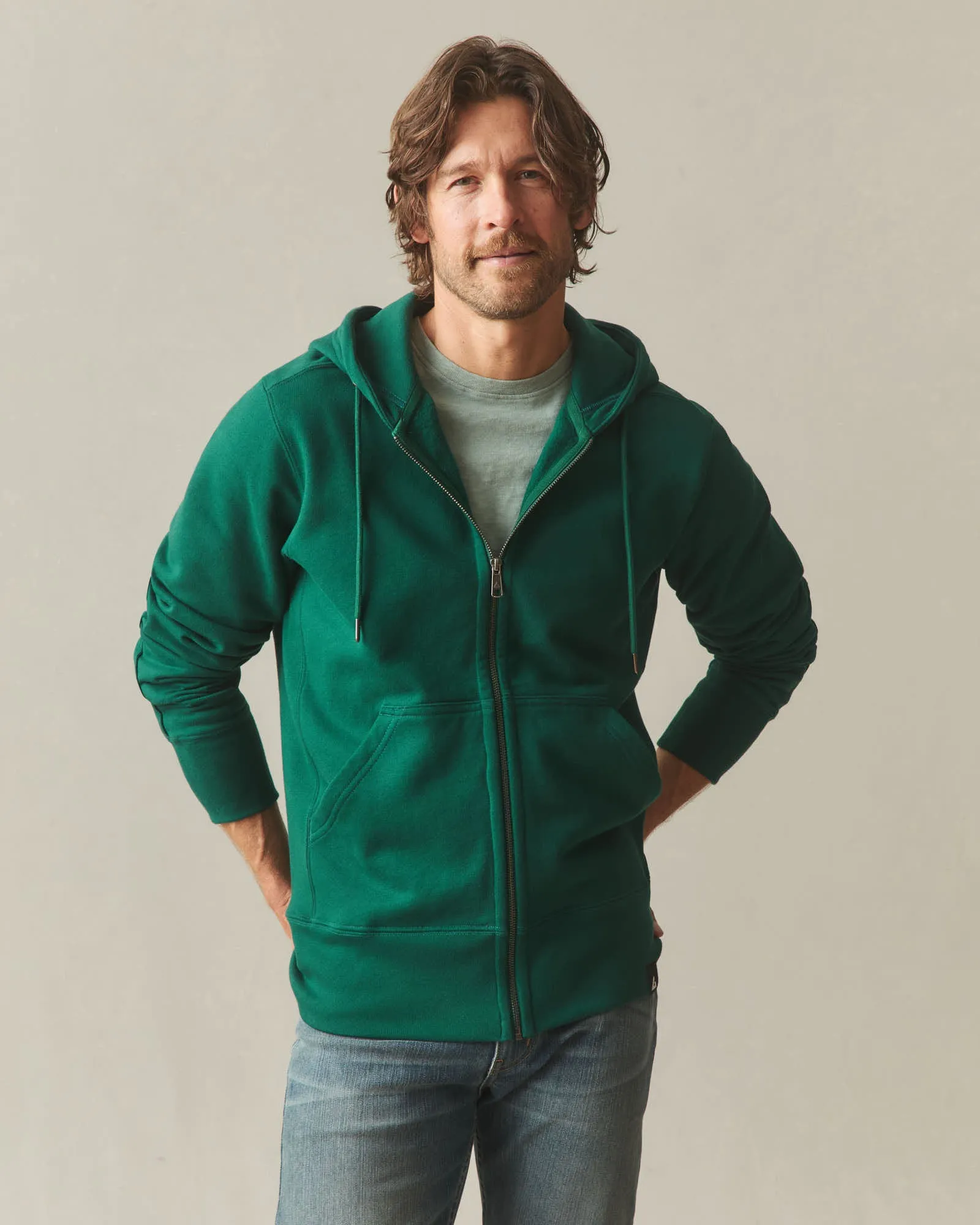 Men's Classic Full Zip - Botanical Garden sold by American Giant product image thumbnail 2