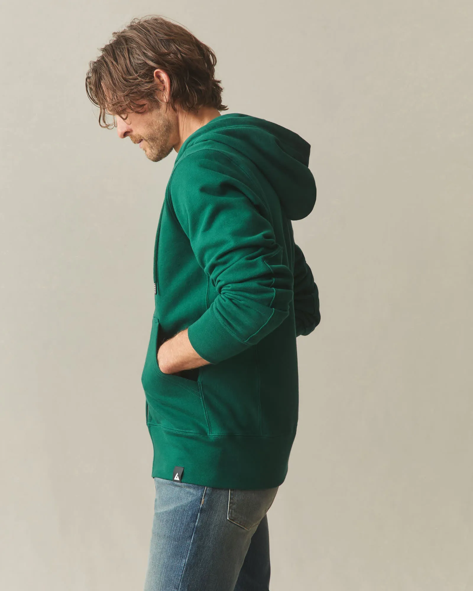 Men's Classic Full Zip - Botanical Garden sold by American Giant product image thumbnail 4