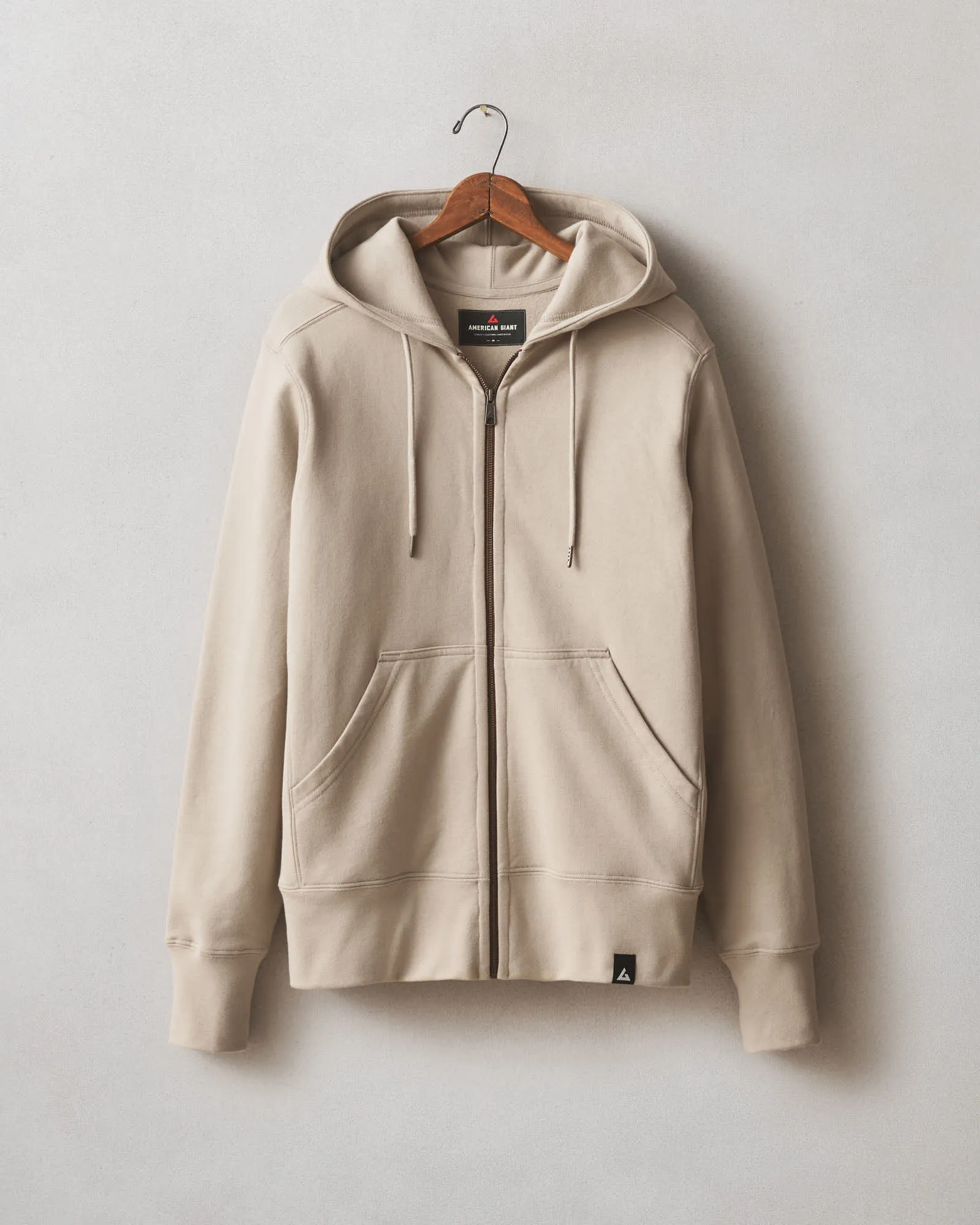 Men's Classic Full Zip - Cobblestone sold by American Giant