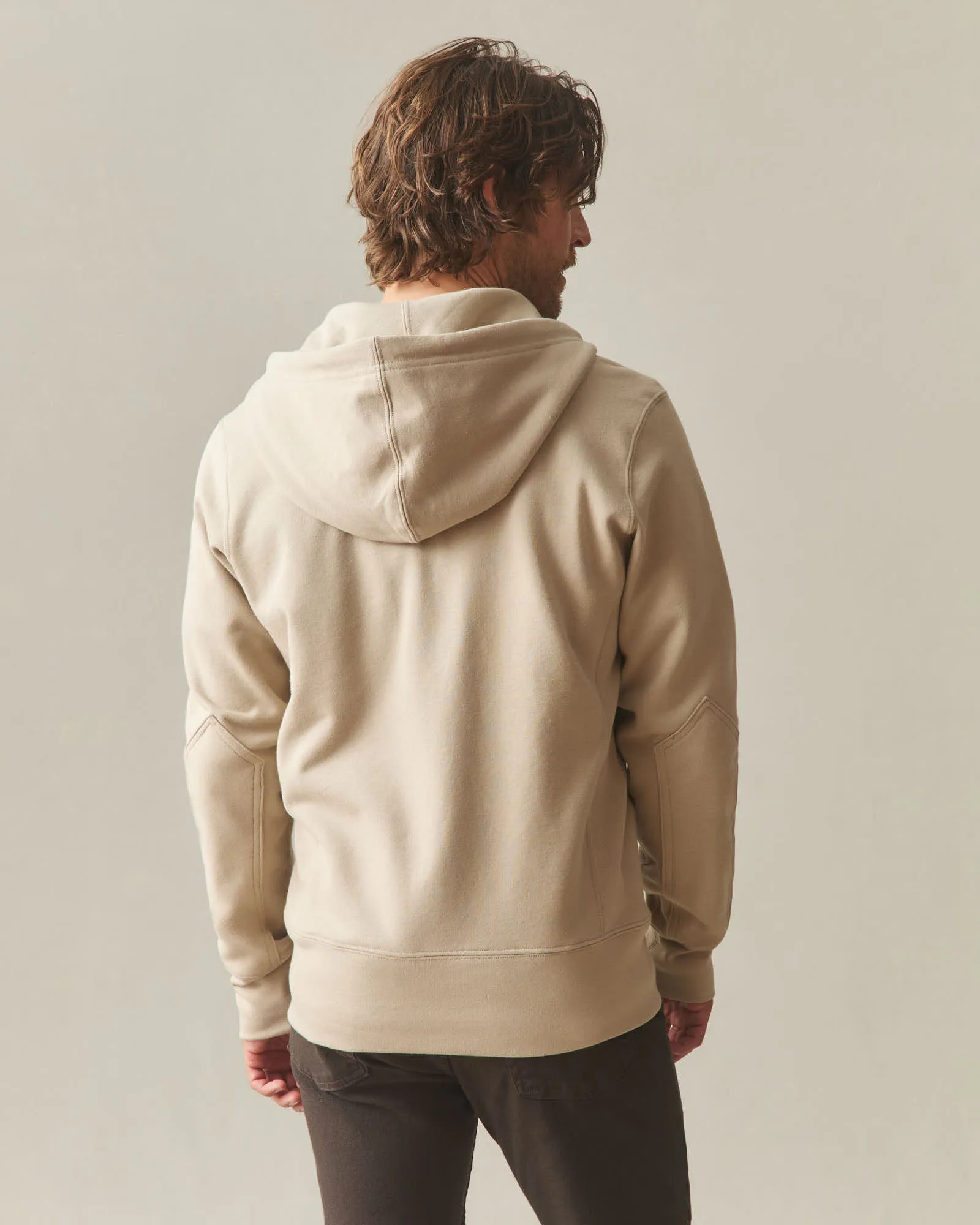 Men's Classic Full Zip - Cobblestone sold by American Giant product image thumbnail 4