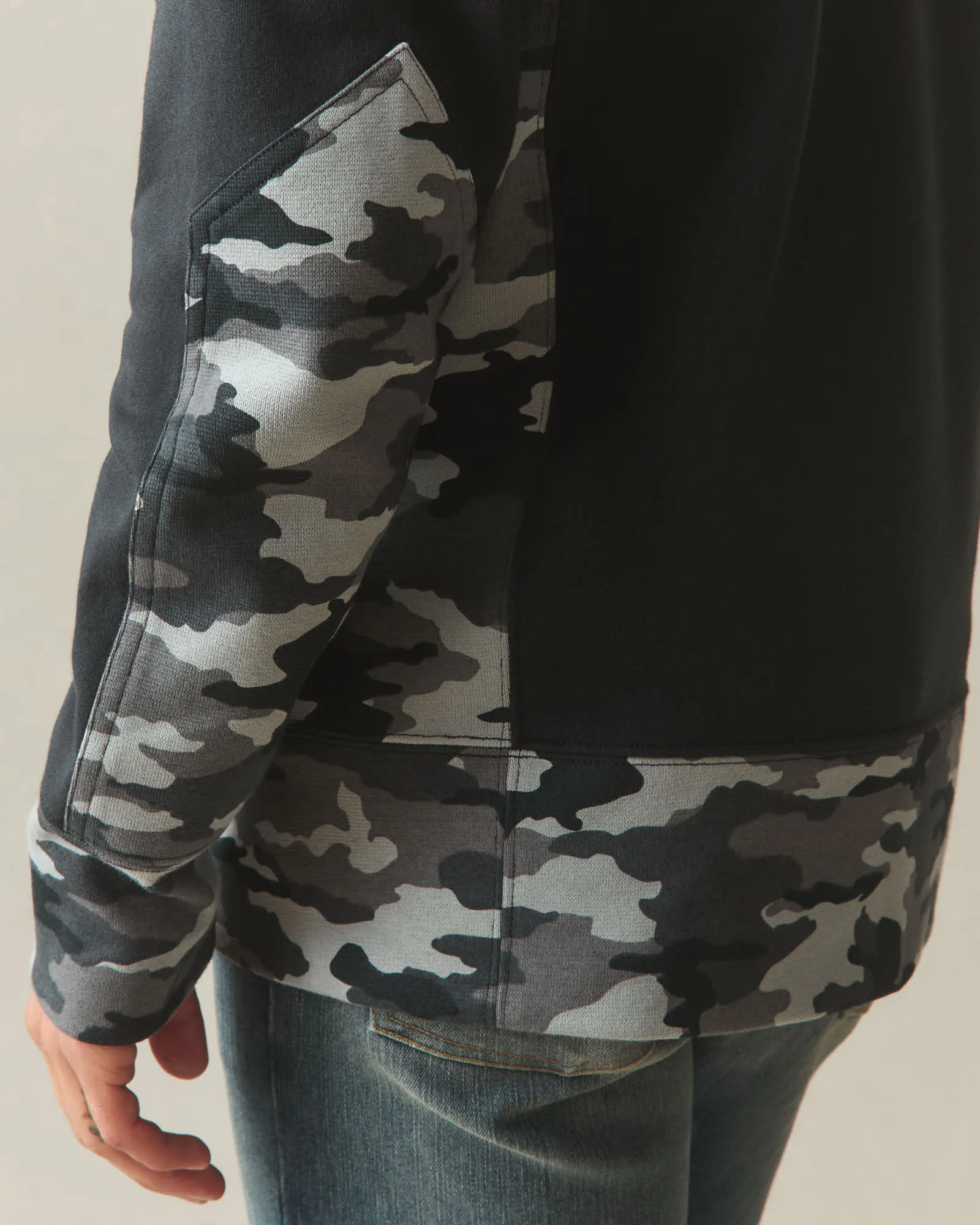 Men's Classic Pullover Vault - Black Camo sold by American Giant product image thumbnail 4