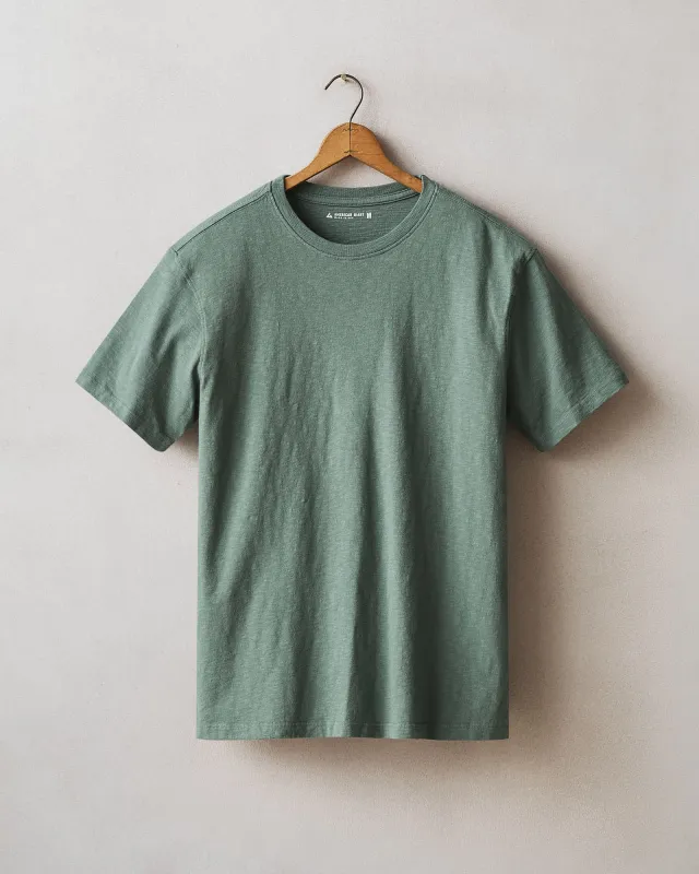 Men's Premium Slub Crew Tee - Dark Forest sold by American Giant