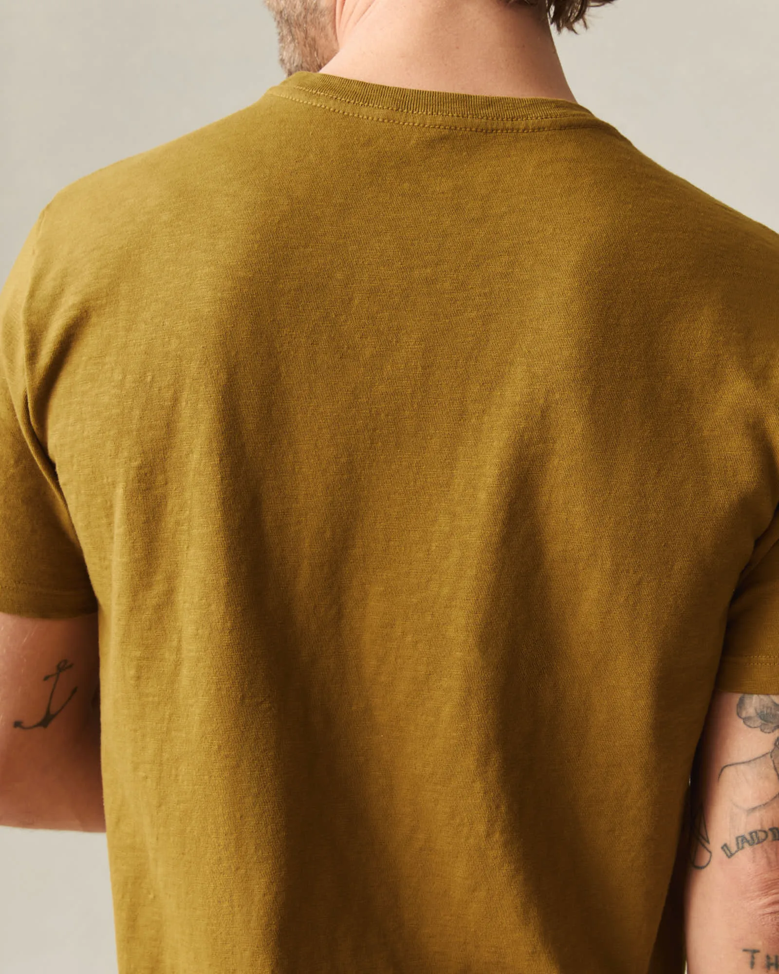 Men's Premium Slub Crew Tee - Tapenade sold by American Giant product image thumbnail 5