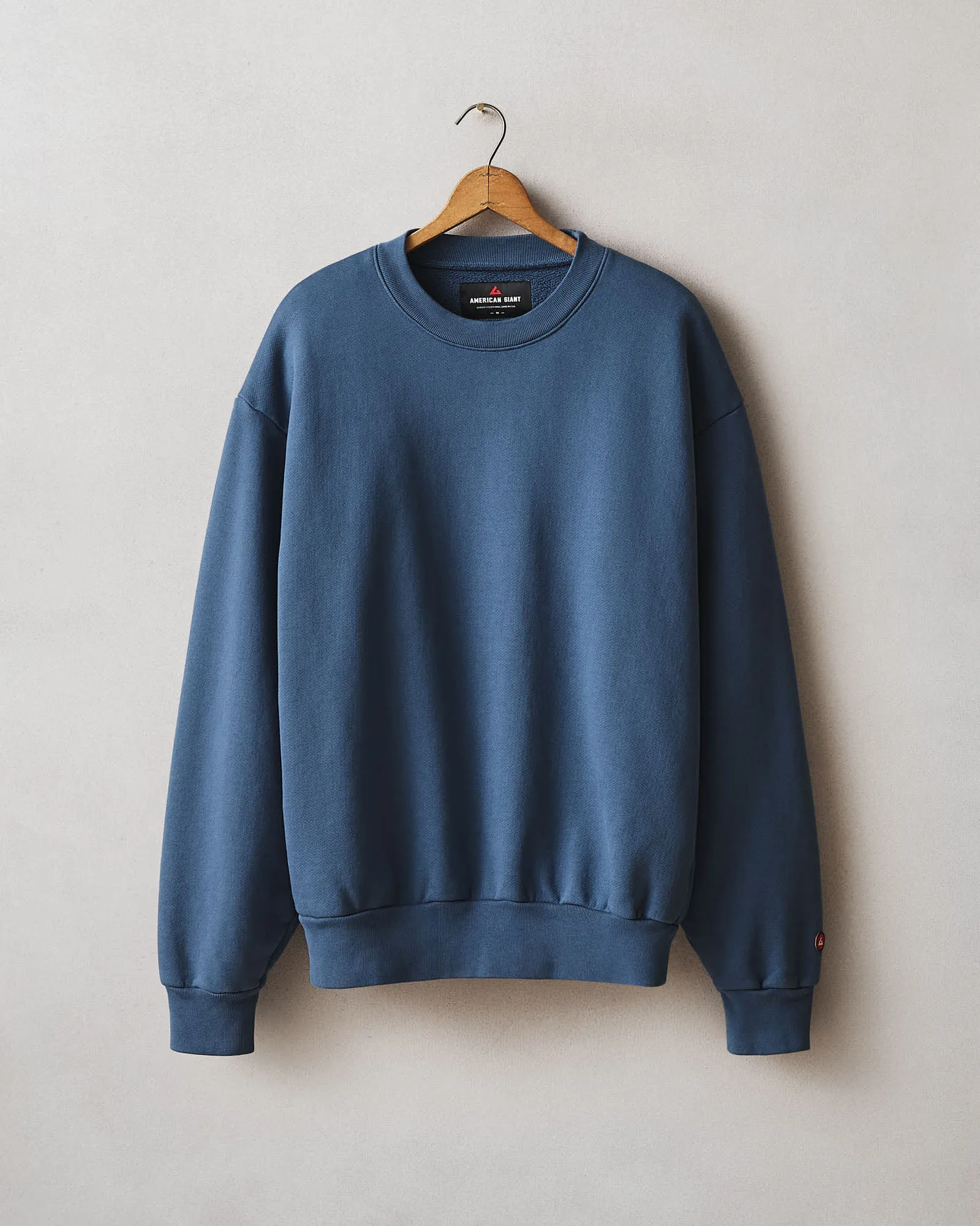 Unisex American Vintage Crew Sweatshirt - Reactive Ensign Blue sold by American Giant