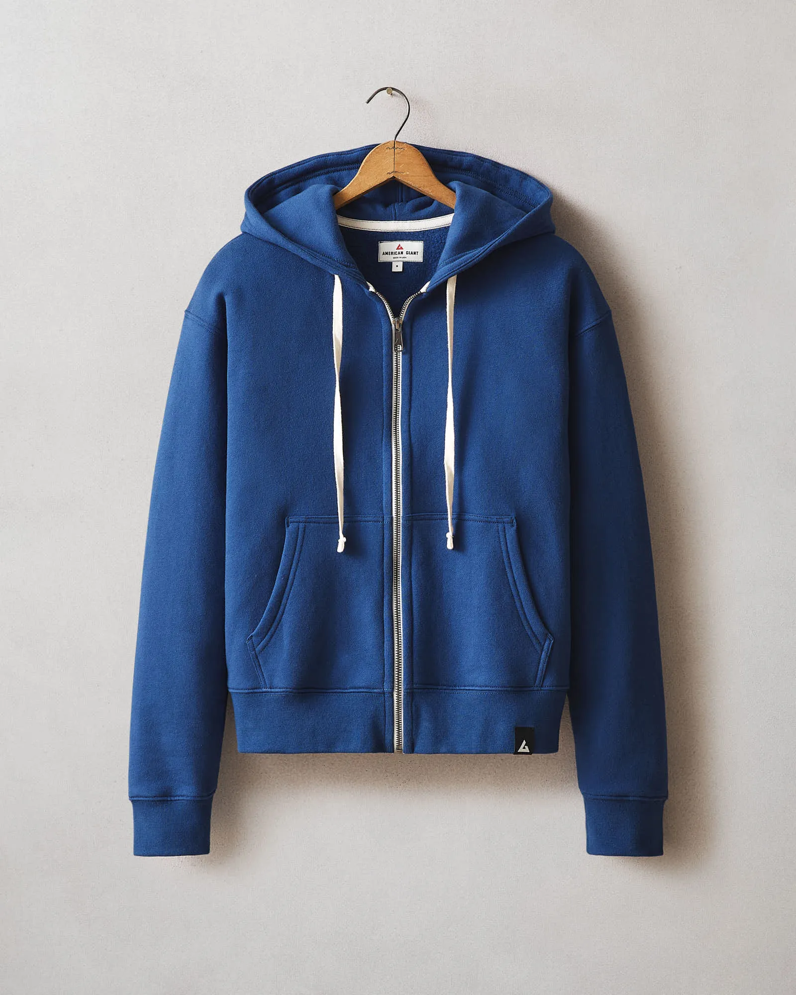Women's Midweight Full Zip - Estate Blue sold by American Giant