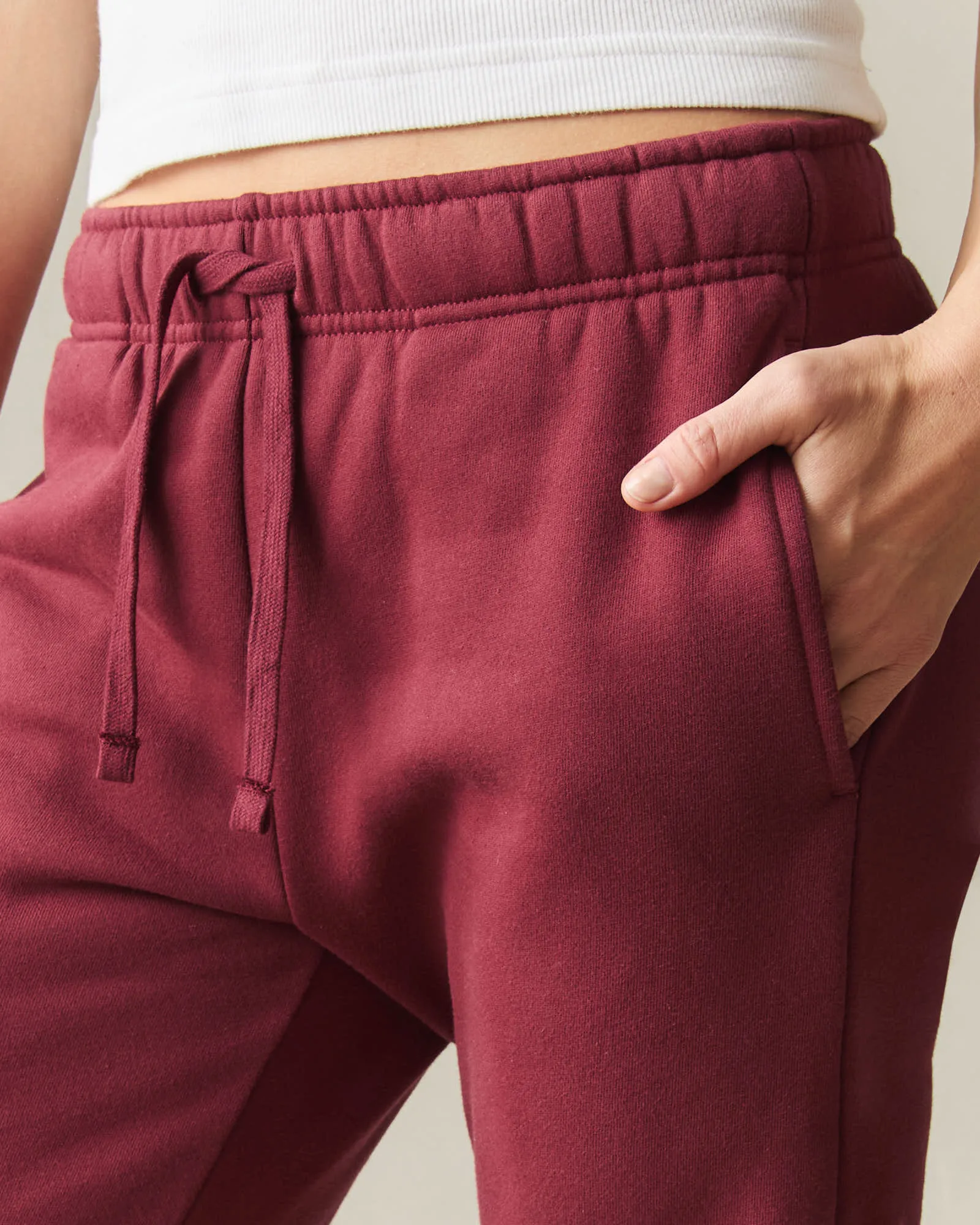 Women's Classic Sweatpant - Pomegranate sold by American Giant product image thumbnail 4
