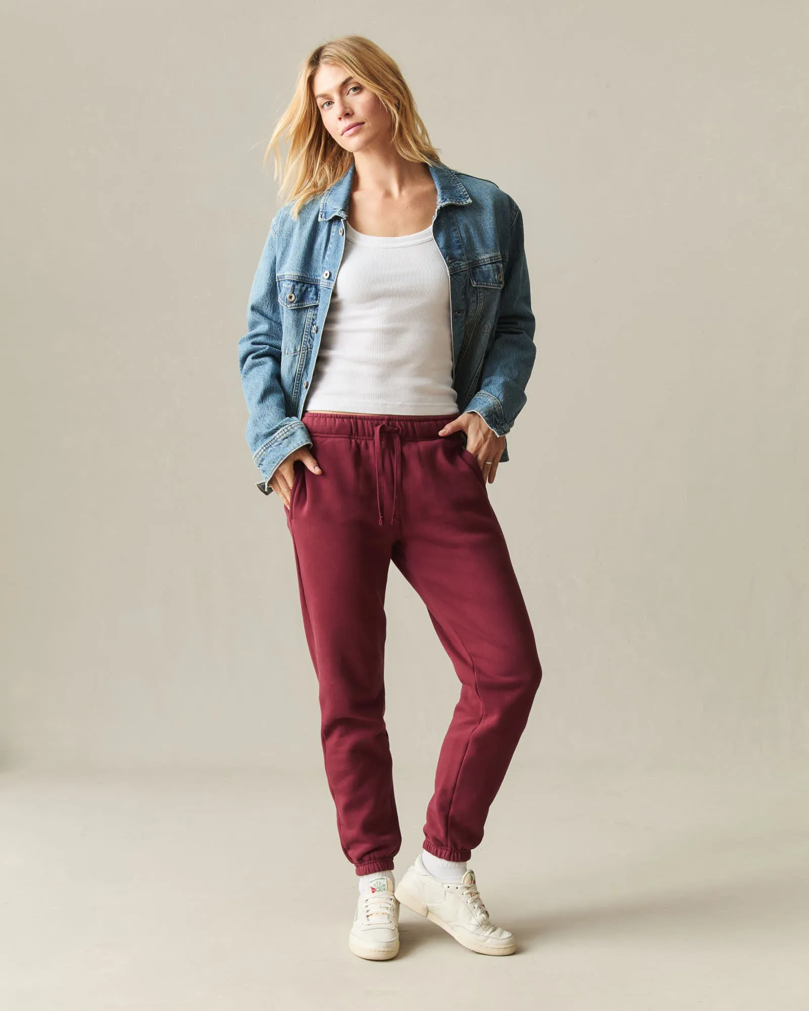 Women's Classic Sweatpant - Pomegranate sold by American Giant product image thumbnail 5