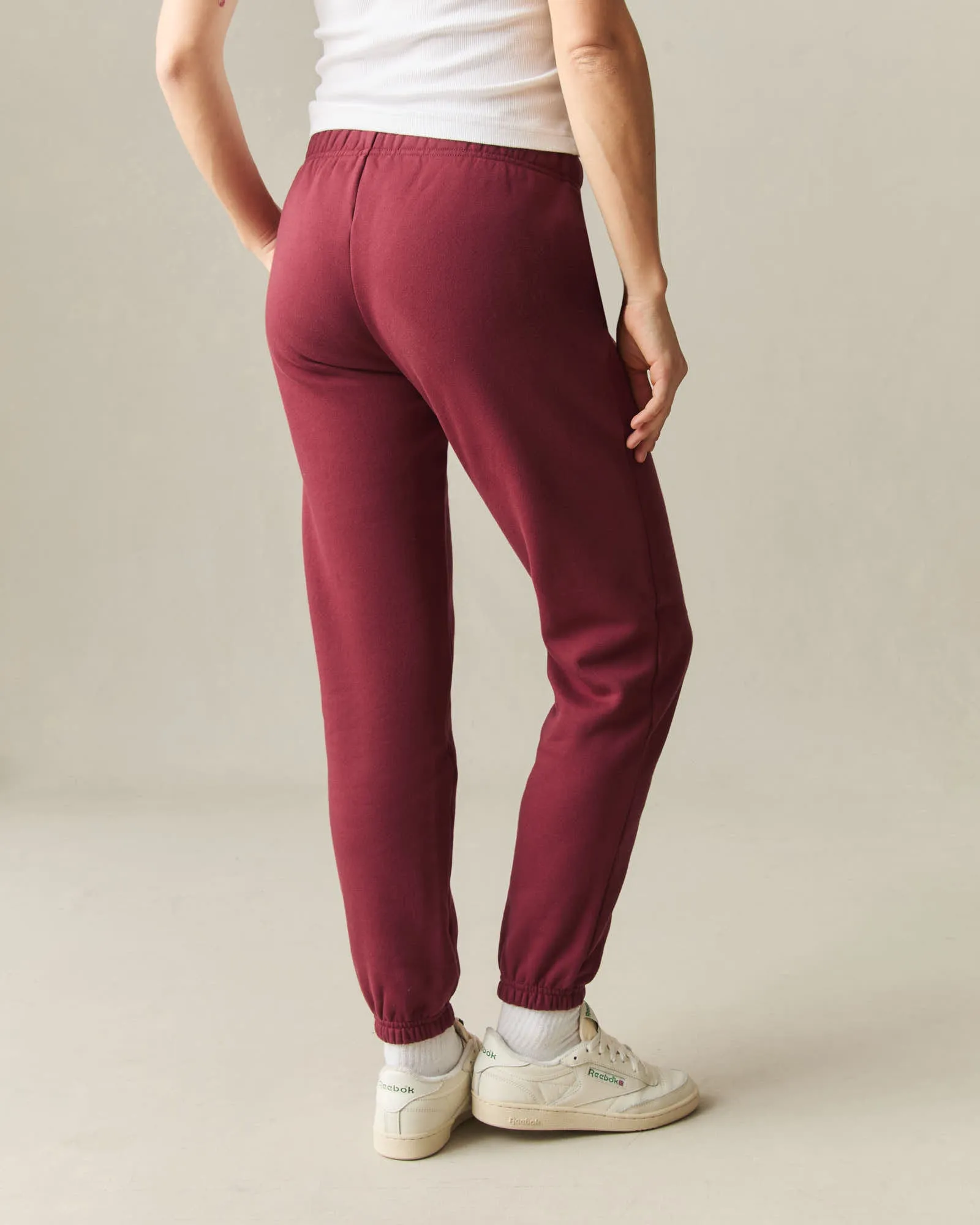 Women's Classic Sweatpant - Pomegranate sold by American Giant product image thumbnail 2