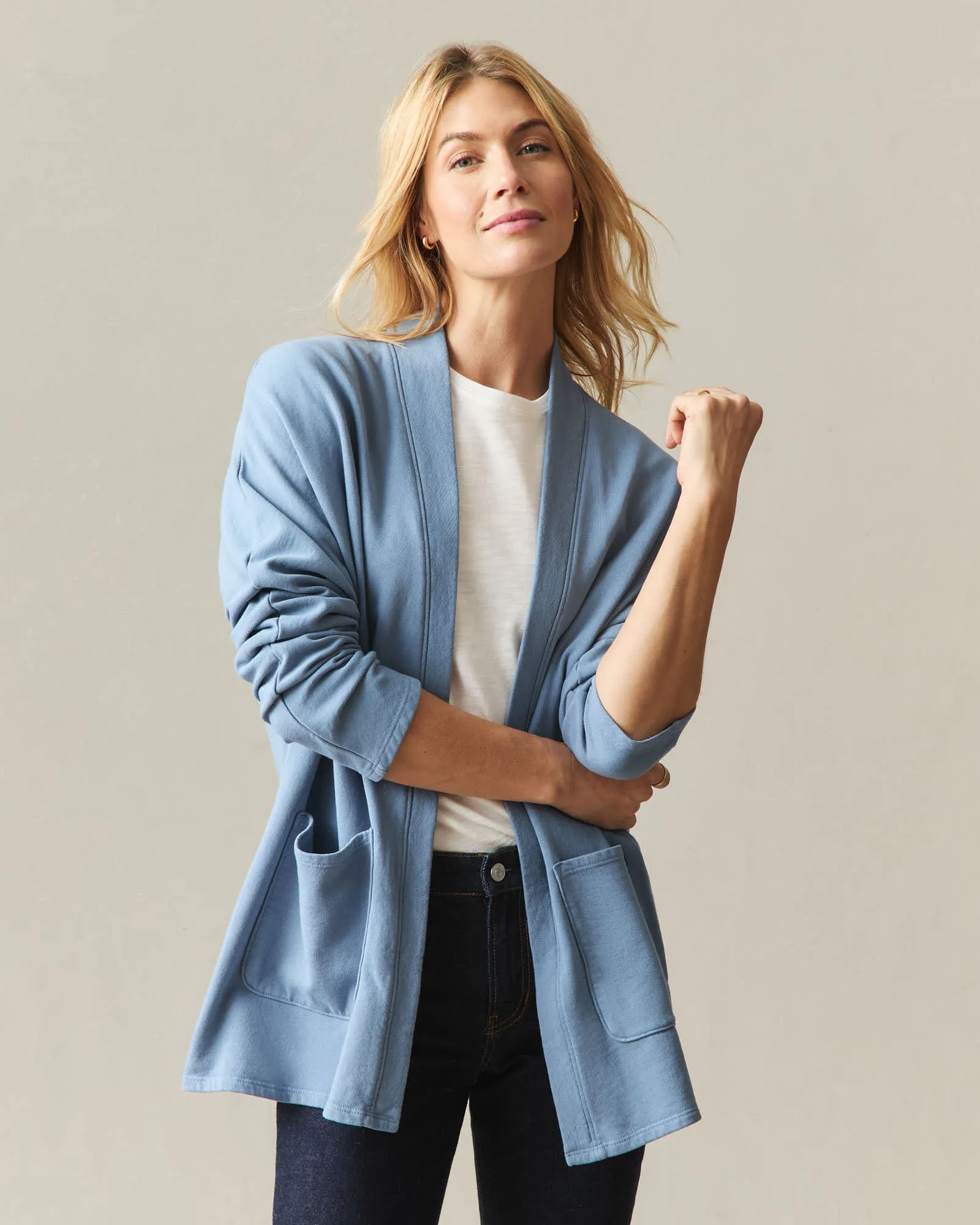 Women's French Terry Cardigan - Infinity sold by American Giant product image thumbnail 2