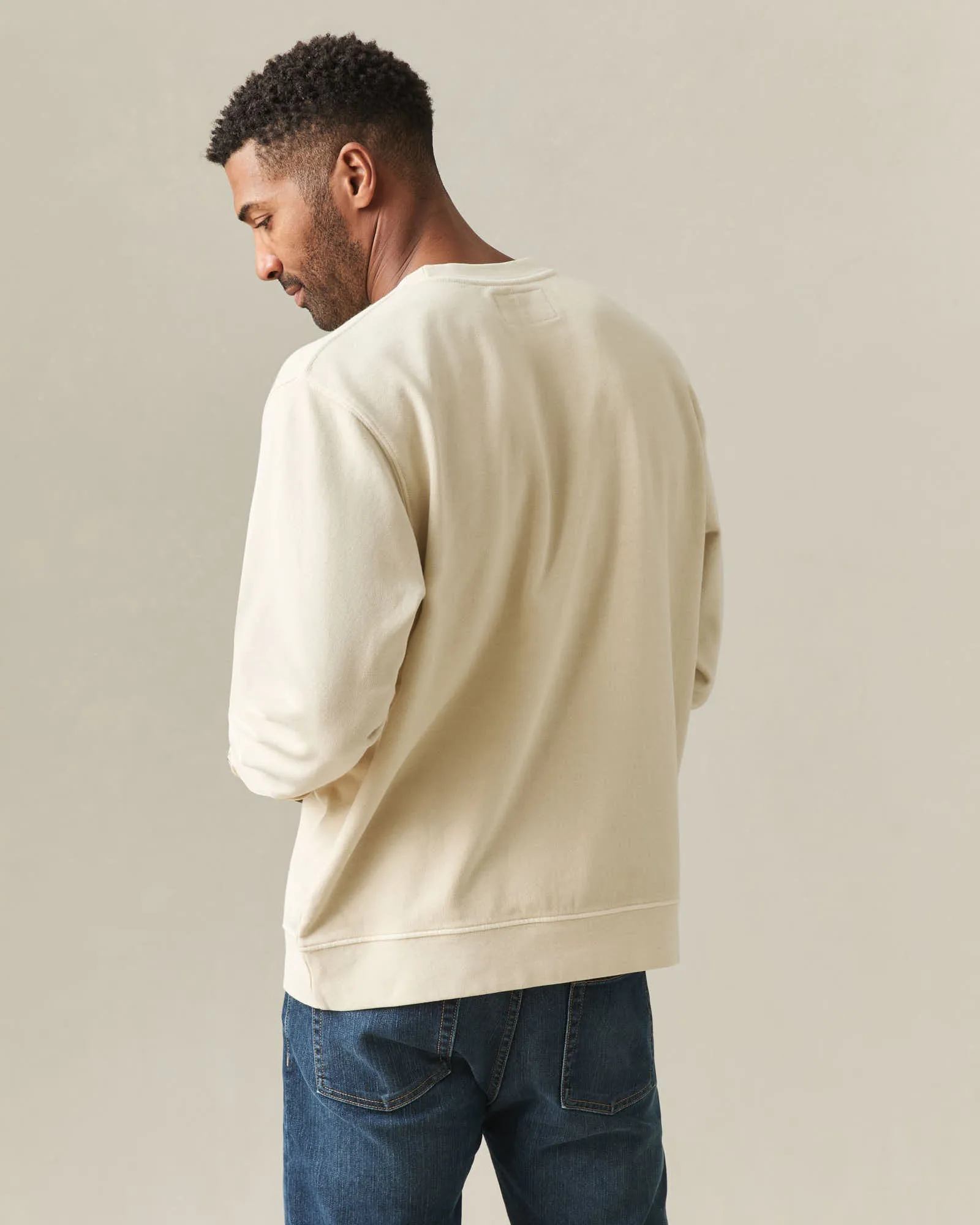 Unisex Relaxed French Terry Crew sweatshirt Valentine's Day - Cotton sold by American Giant product image thumbnail 5