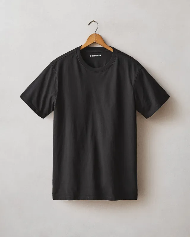 Men's Midweight Tee - Black sold by American Giant