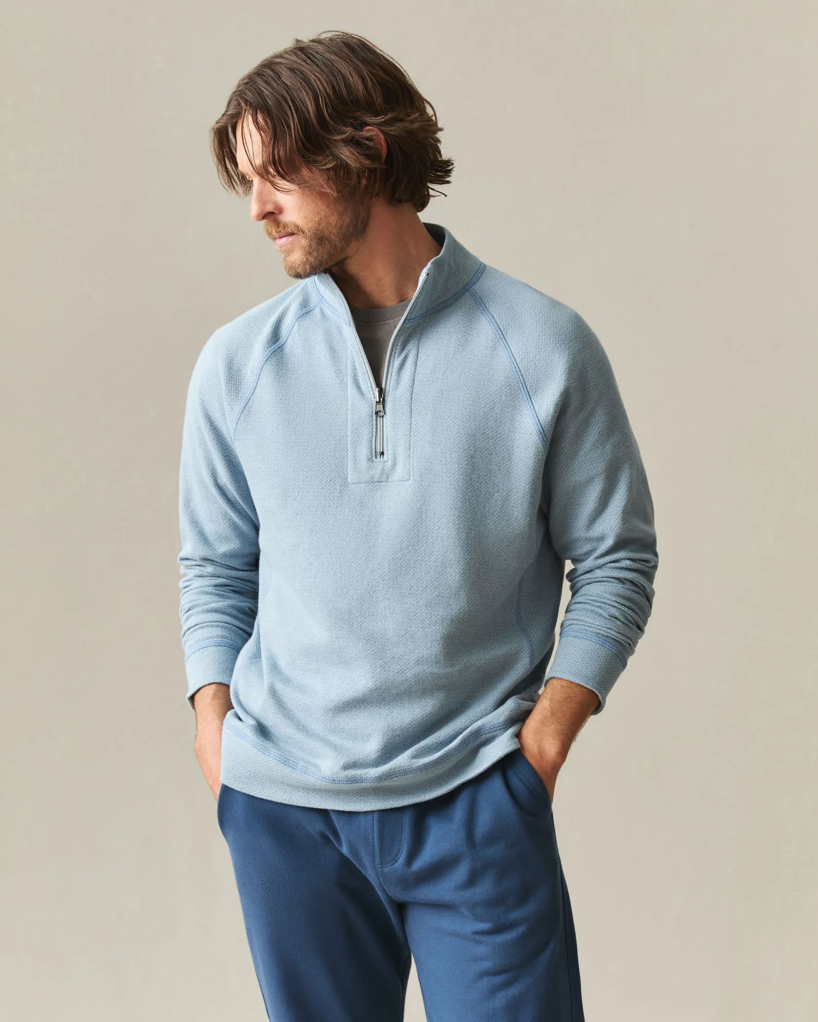 Men's Reversible Half Zip - Mountain Spring sold by American Giant product image thumbnail 2