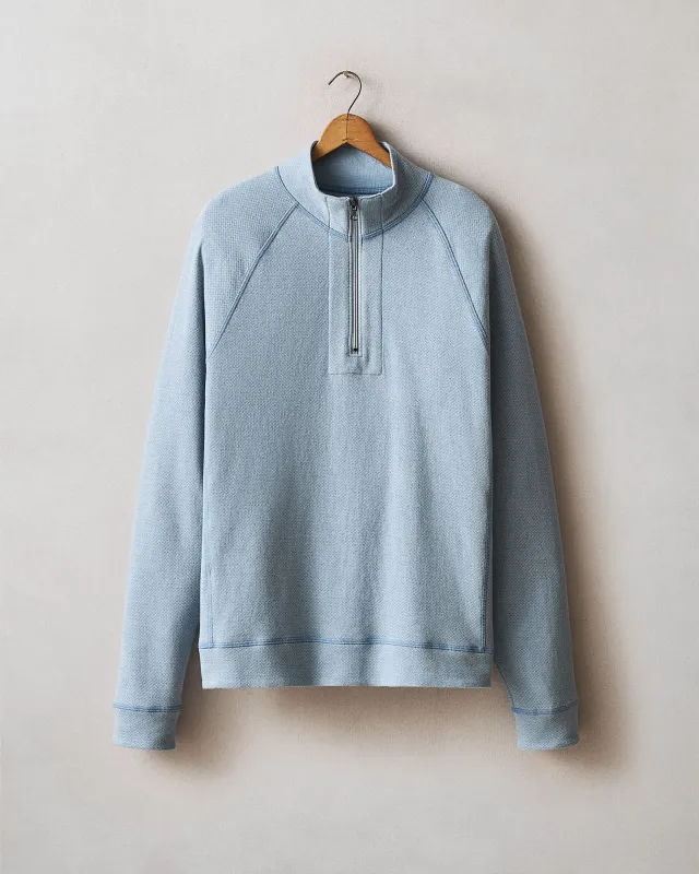 Men's Reversible Half Zip - Mountain Spring sold by American Giant