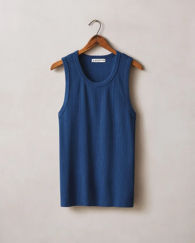 Men's Rib Tank - Estate Blue sold by American Giant