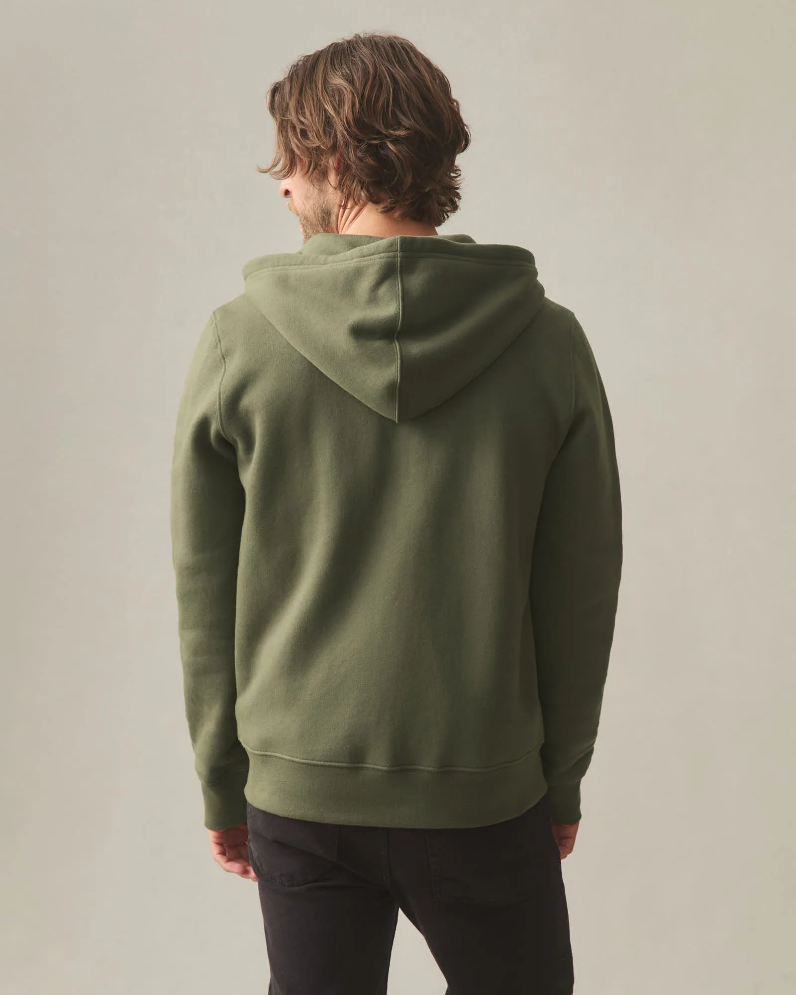 Men's Midweight Full Zip - Loden sold by American Giant product image thumbnail 4